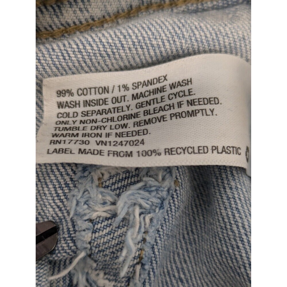 Wild Fable Super High Rise Mom Jean Distressed Light Wash Jeans Women's sz 6 - Picture 8 of 8